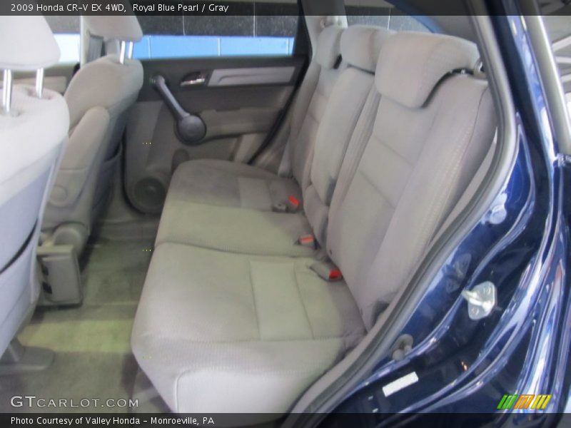 Royal Blue Pearl / Gray 2009 Honda CR-V EX 4WD