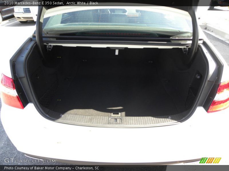 Arctic White / Black 2010 Mercedes-Benz E 350 Sedan