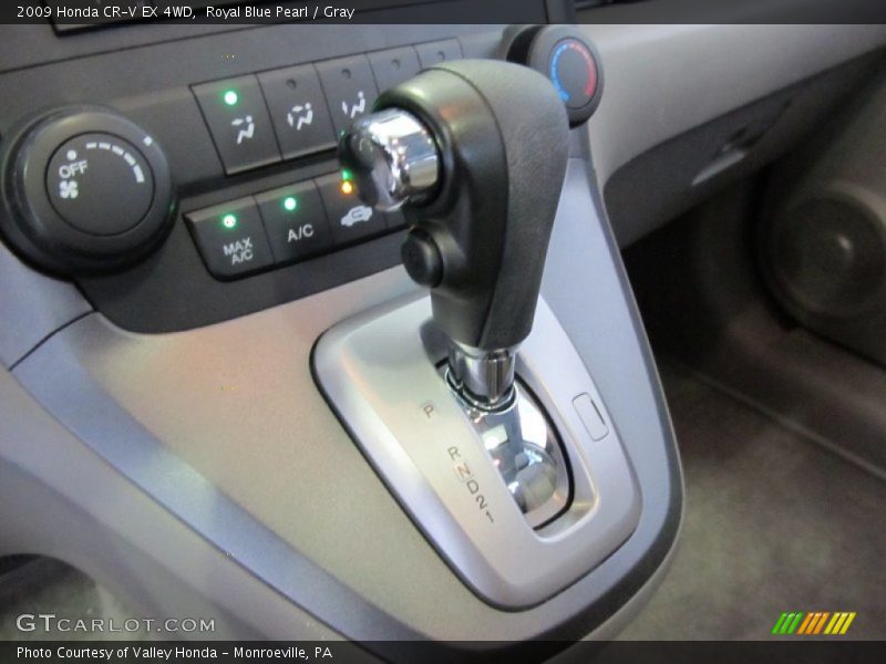Royal Blue Pearl / Gray 2009 Honda CR-V EX 4WD