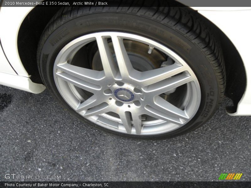 Arctic White / Black 2010 Mercedes-Benz E 350 Sedan