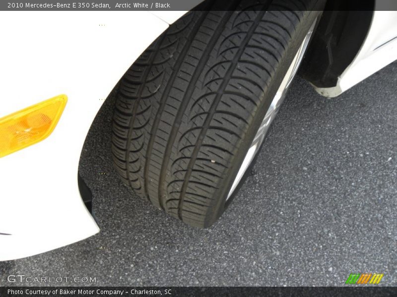 Arctic White / Black 2010 Mercedes-Benz E 350 Sedan