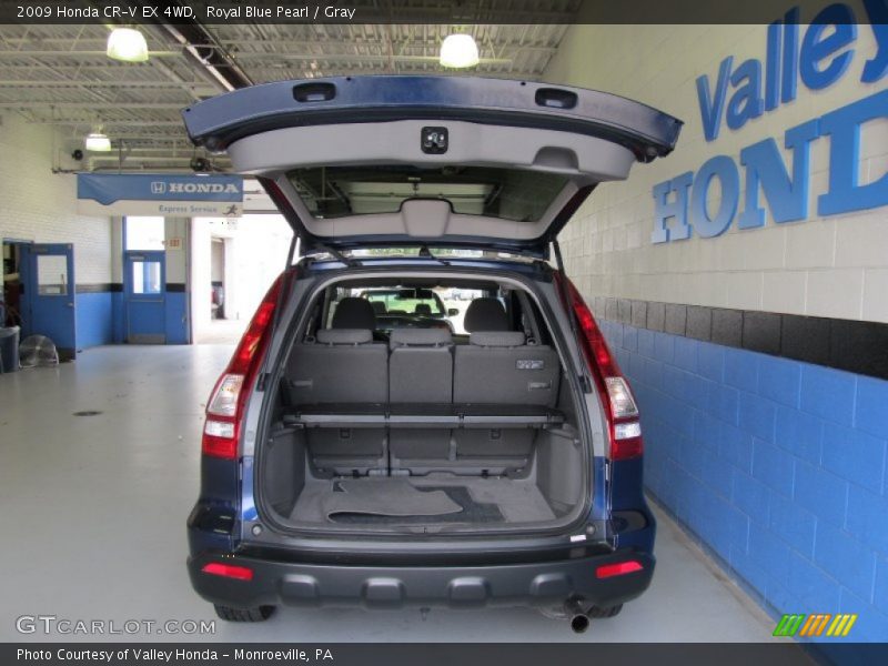 Royal Blue Pearl / Gray 2009 Honda CR-V EX 4WD