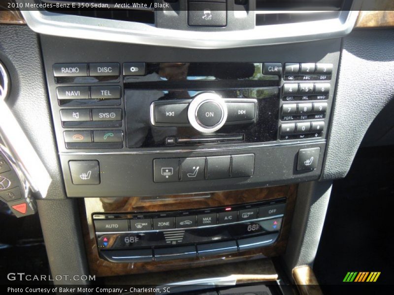 Arctic White / Black 2010 Mercedes-Benz E 350 Sedan