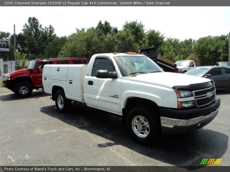 Summit White / Dark Charcoal 2005 Chevrolet Silverado 2500HD LS Regular Cab 4x4 Commercial