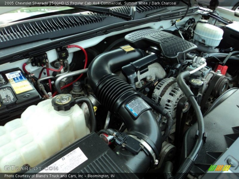 Summit White / Dark Charcoal 2005 Chevrolet Silverado 2500HD LS Regular Cab 4x4 Commercial