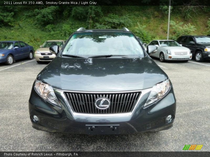 Smokey Granite Mica / Light Gray 2011 Lexus RX 350 AWD