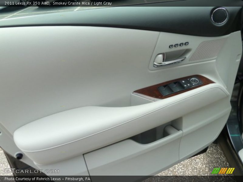 Smokey Granite Mica / Light Gray 2011 Lexus RX 350 AWD