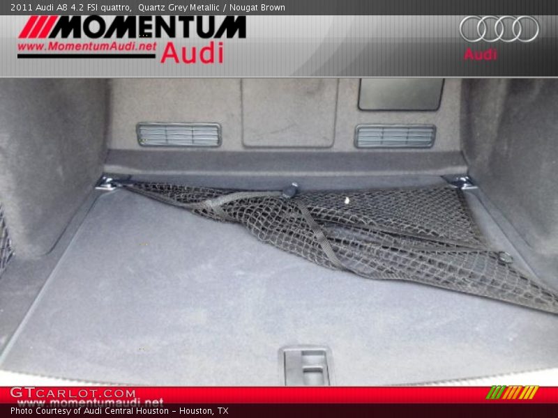 Quartz Grey Metallic / Nougat Brown 2011 Audi A8 4.2 FSI quattro
