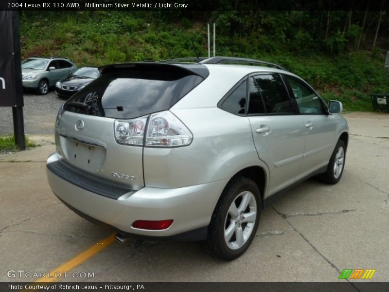 Millinnium Silver Metallic / Light Gray 2004 Lexus RX 330 AWD