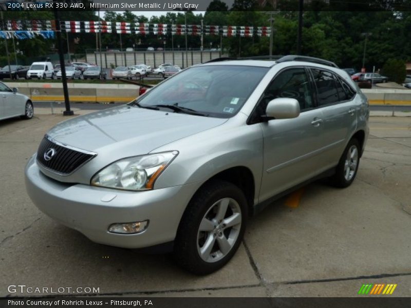 Millinnium Silver Metallic / Light Gray 2004 Lexus RX 330 AWD