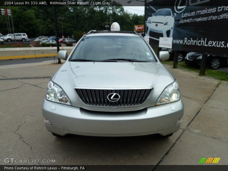 Millinnium Silver Metallic / Light Gray 2004 Lexus RX 330 AWD