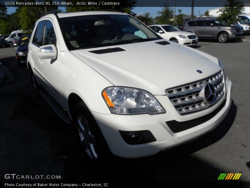 Arctic White / Cashmere 2009 Mercedes-Benz ML 350 4Matic