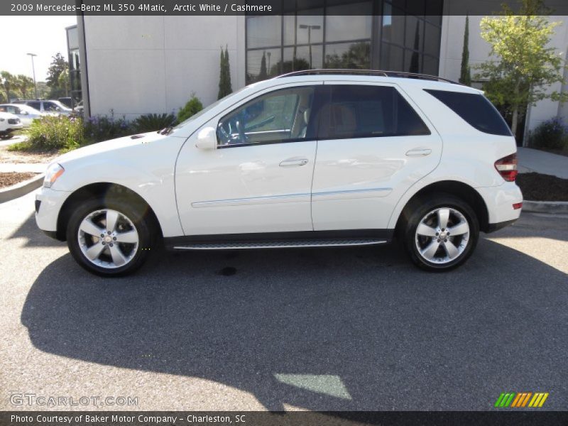 Arctic White / Cashmere 2009 Mercedes-Benz ML 350 4Matic