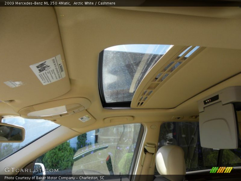Arctic White / Cashmere 2009 Mercedes-Benz ML 350 4Matic