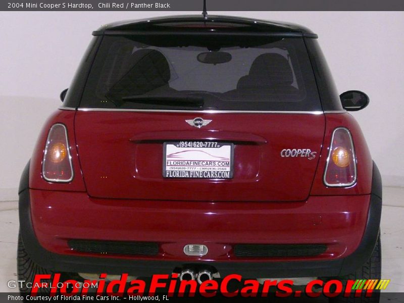 Chili Red / Panther Black 2004 Mini Cooper S Hardtop