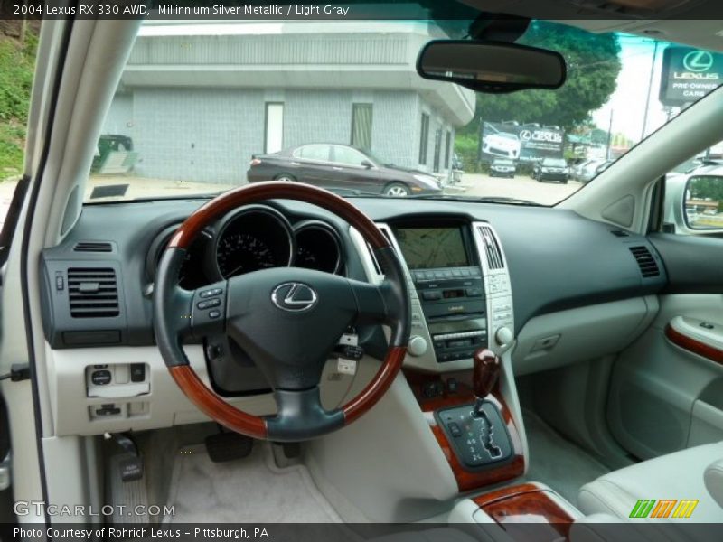 Millinnium Silver Metallic / Light Gray 2004 Lexus RX 330 AWD