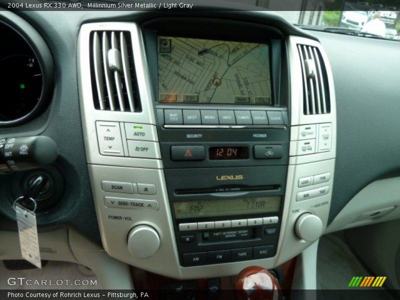 Millinnium Silver Metallic / Light Gray 2004 Lexus RX 330 AWD