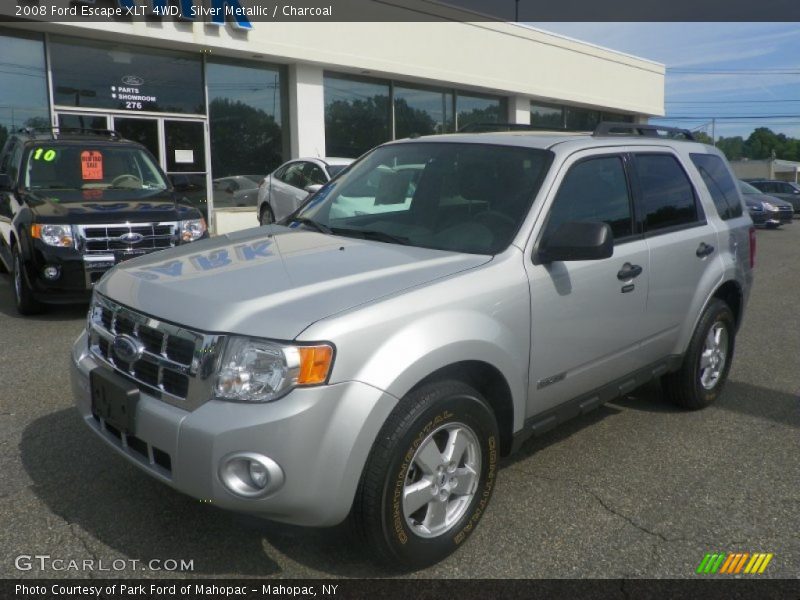 Silver Metallic / Charcoal 2008 Ford Escape XLT 4WD