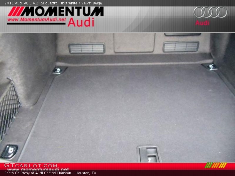 Ibis White / Velvet Beige 2011 Audi A8 L 4.2 FSI quattro