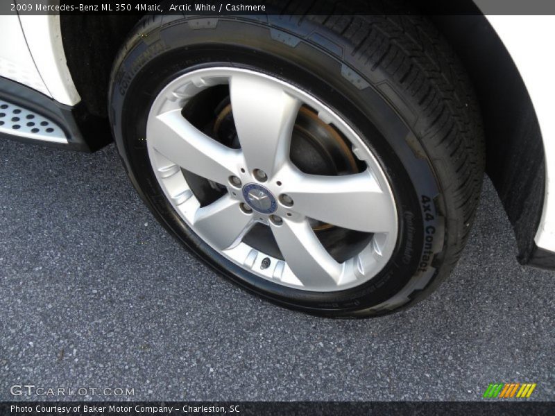 Arctic White / Cashmere 2009 Mercedes-Benz ML 350 4Matic