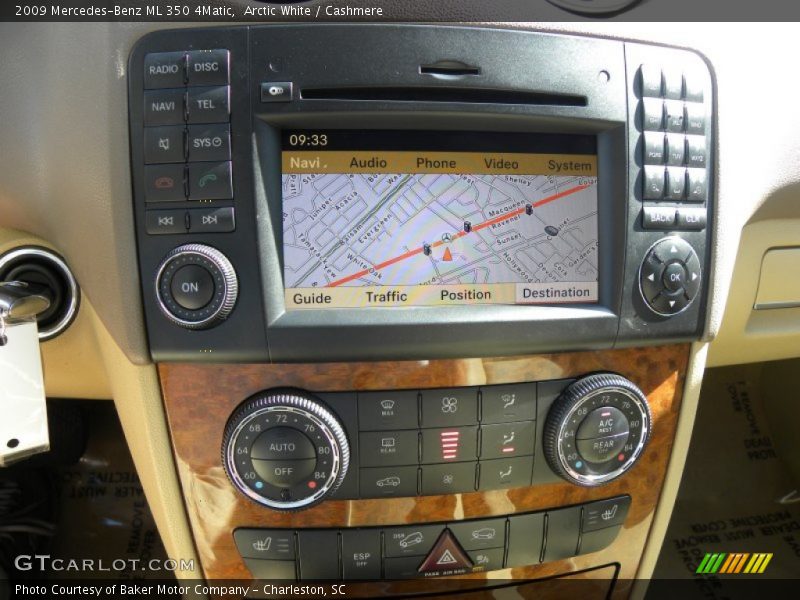 Arctic White / Cashmere 2009 Mercedes-Benz ML 350 4Matic