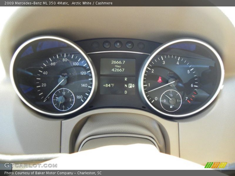 Arctic White / Cashmere 2009 Mercedes-Benz ML 350 4Matic