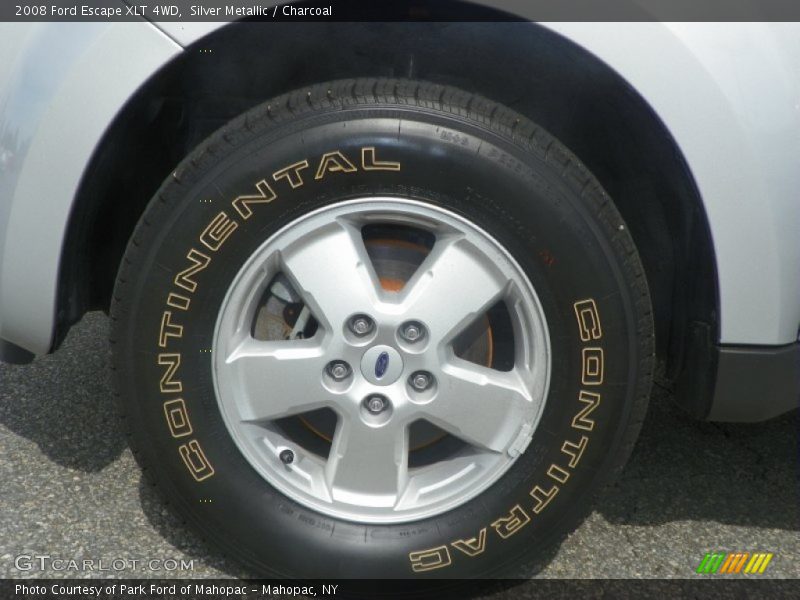 Silver Metallic / Charcoal 2008 Ford Escape XLT 4WD