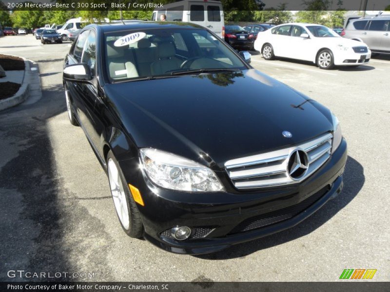 Black / Grey/Black 2009 Mercedes-Benz C 300 Sport