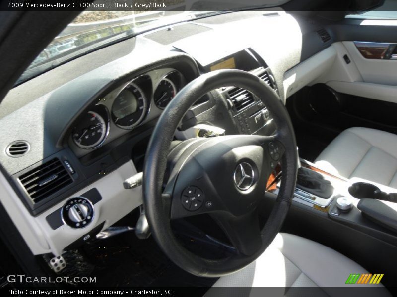 Black / Grey/Black 2009 Mercedes-Benz C 300 Sport