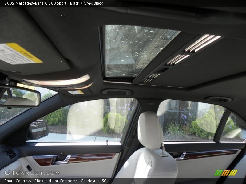 Black / Grey/Black 2009 Mercedes-Benz C 300 Sport