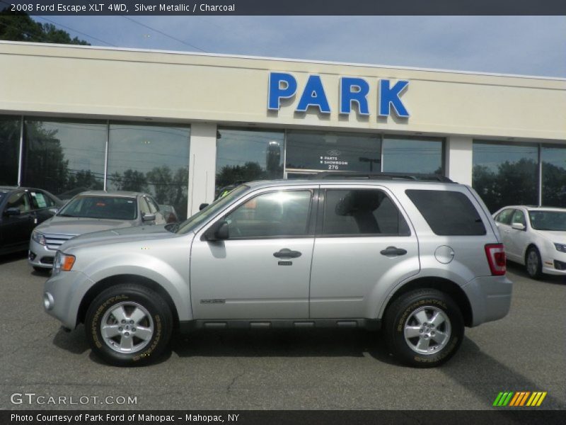Silver Metallic / Charcoal 2008 Ford Escape XLT 4WD
