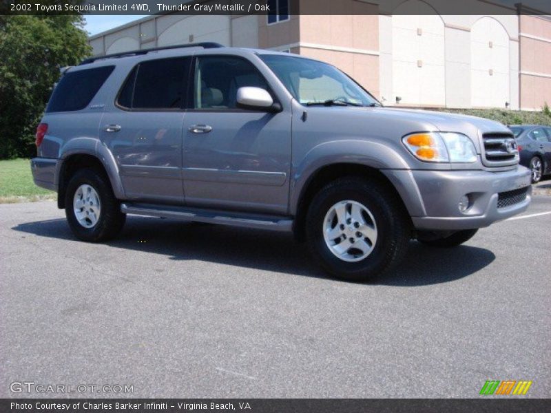Thunder Gray Metallic / Oak 2002 Toyota Sequoia Limited 4WD