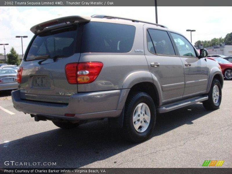 Thunder Gray Metallic / Oak 2002 Toyota Sequoia Limited 4WD