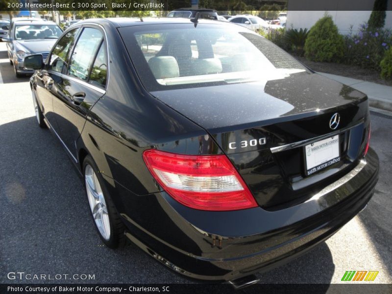 Black / Grey/Black 2009 Mercedes-Benz C 300 Sport