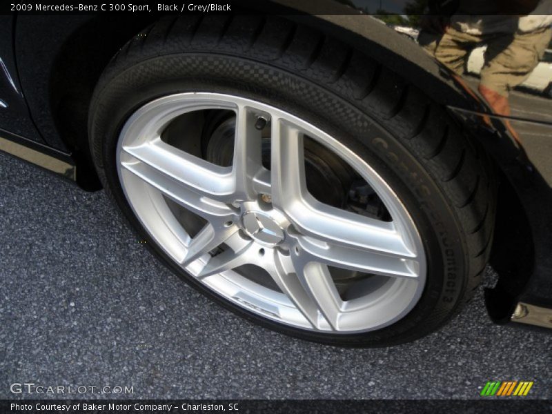 Black / Grey/Black 2009 Mercedes-Benz C 300 Sport