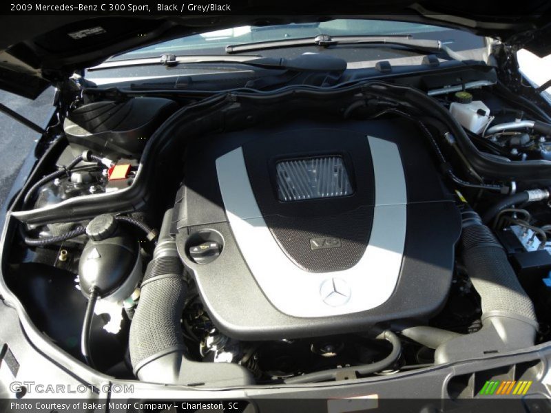 Black / Grey/Black 2009 Mercedes-Benz C 300 Sport