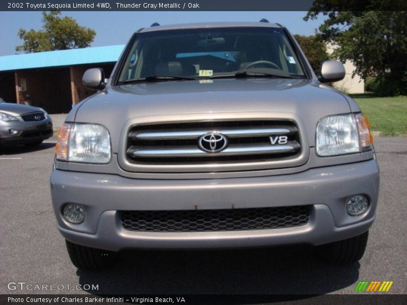 Thunder Gray Metallic / Oak 2002 Toyota Sequoia Limited 4WD