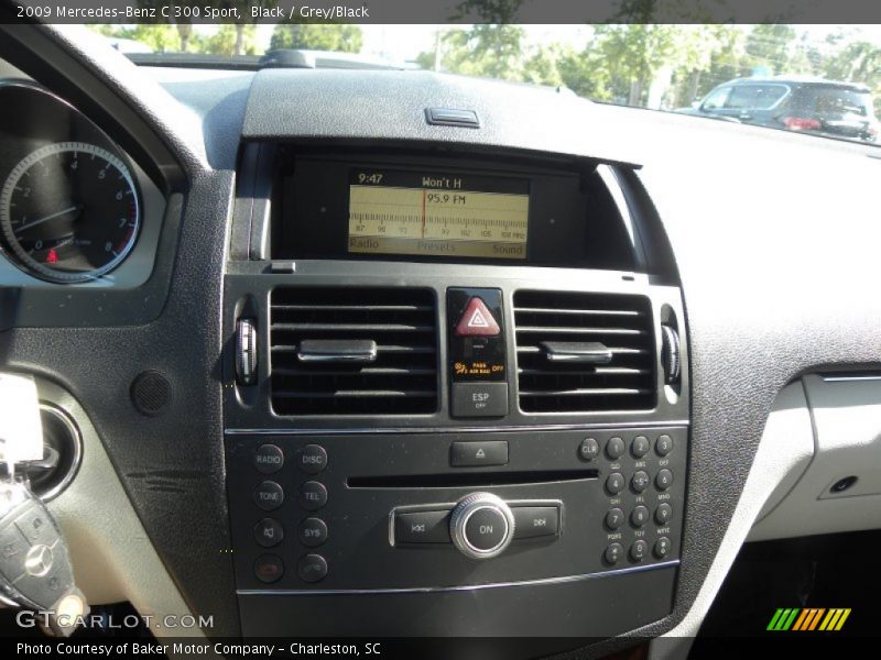 Black / Grey/Black 2009 Mercedes-Benz C 300 Sport