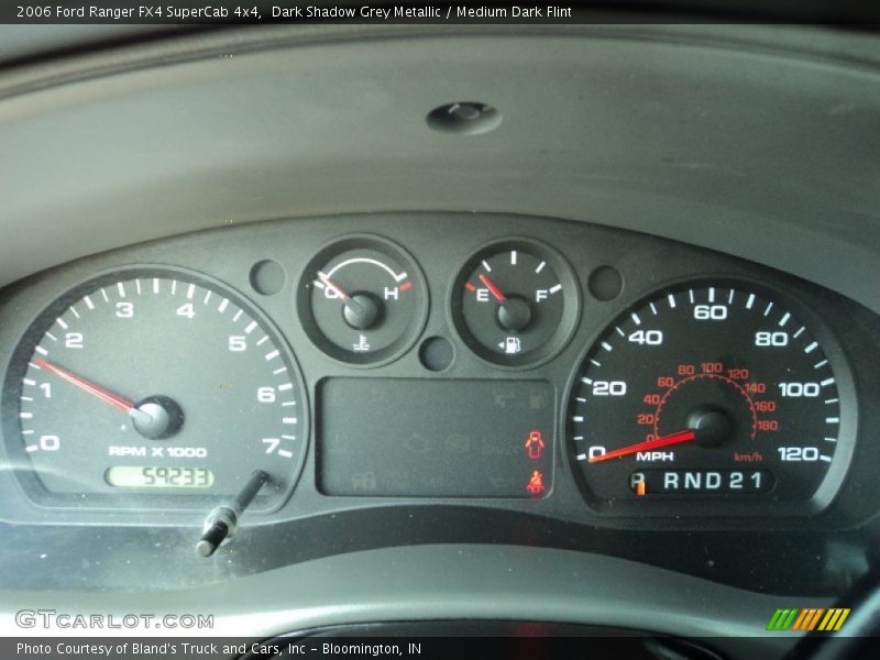 Dark Shadow Grey Metallic / Medium Dark Flint 2006 Ford Ranger FX4 SuperCab 4x4