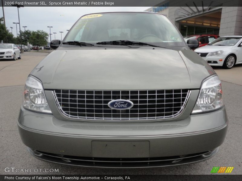 Spruce Green Metallic / Pebble Beige 2006 Ford Freestar SEL