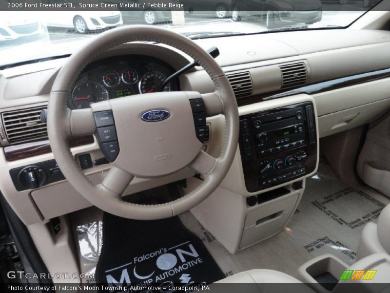 Spruce Green Metallic / Pebble Beige 2006 Ford Freestar SEL