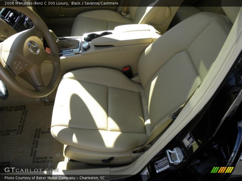 Black / Savanna/Cashmere 2008 Mercedes-Benz C 300 Luxury