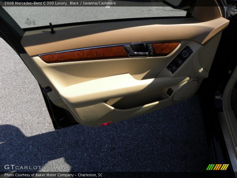 Black / Savanna/Cashmere 2008 Mercedes-Benz C 300 Luxury