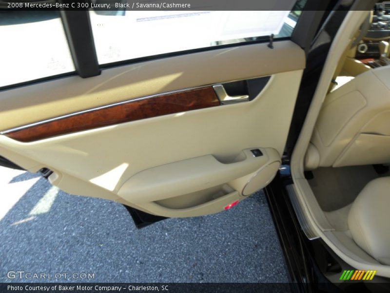 Black / Savanna/Cashmere 2008 Mercedes-Benz C 300 Luxury