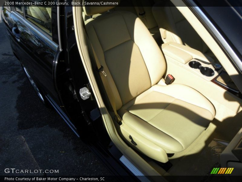 Black / Savanna/Cashmere 2008 Mercedes-Benz C 300 Luxury