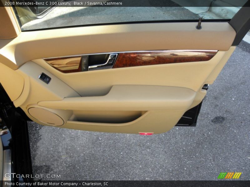 Black / Savanna/Cashmere 2008 Mercedes-Benz C 300 Luxury