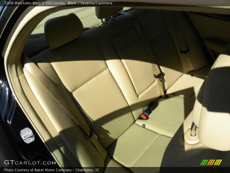 Black / Savanna/Cashmere 2008 Mercedes-Benz C 300 Luxury