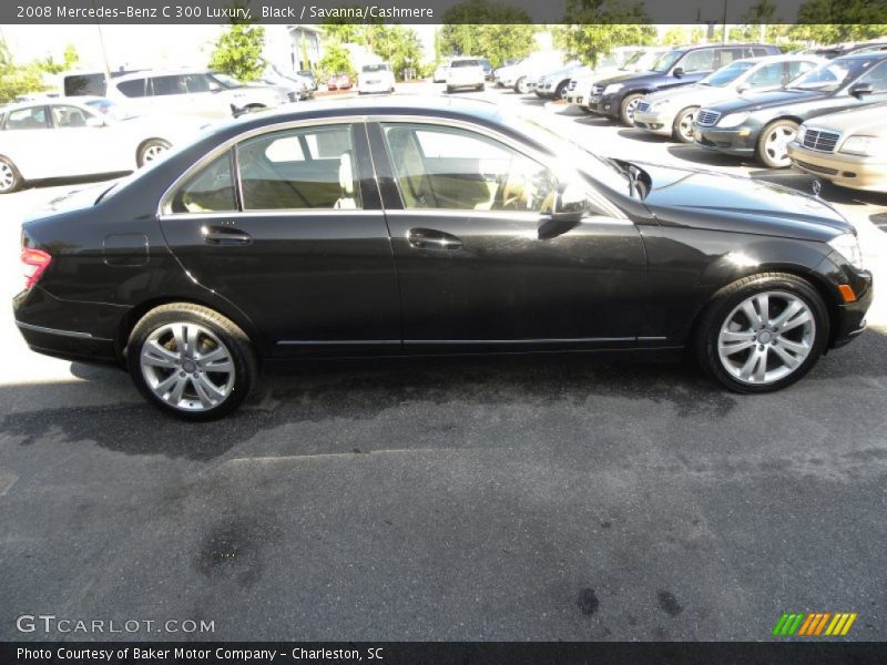 Black / Savanna/Cashmere 2008 Mercedes-Benz C 300 Luxury