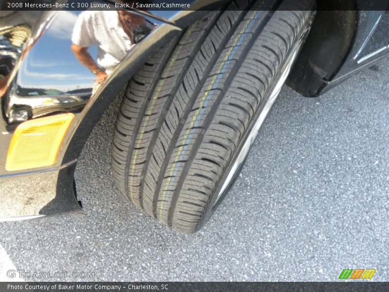 Black / Savanna/Cashmere 2008 Mercedes-Benz C 300 Luxury