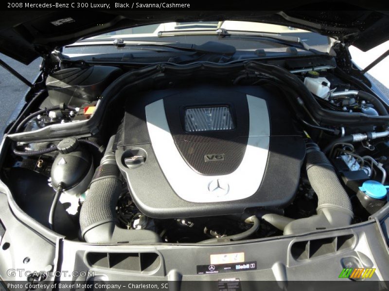 Black / Savanna/Cashmere 2008 Mercedes-Benz C 300 Luxury